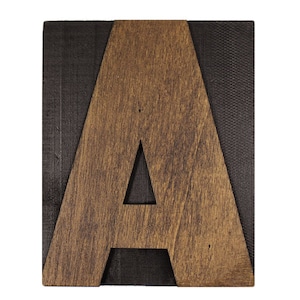 5 Inch Wooden Letter Press Block Replica bild 3
