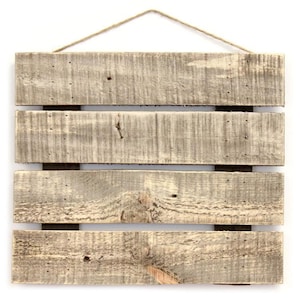 12x14" Reclaimed Wood Pallet, Salvaged Rough Sawn Timber, Barnwood Blank Sign