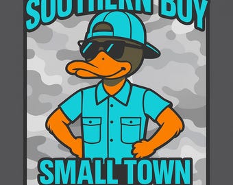 Camo Southern boy Duck png