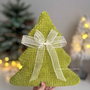 Gehäkelte Weihnachtsbaum-Kissen-Muster, Easy Amigurumi Xmas Decor (PDF ENG)