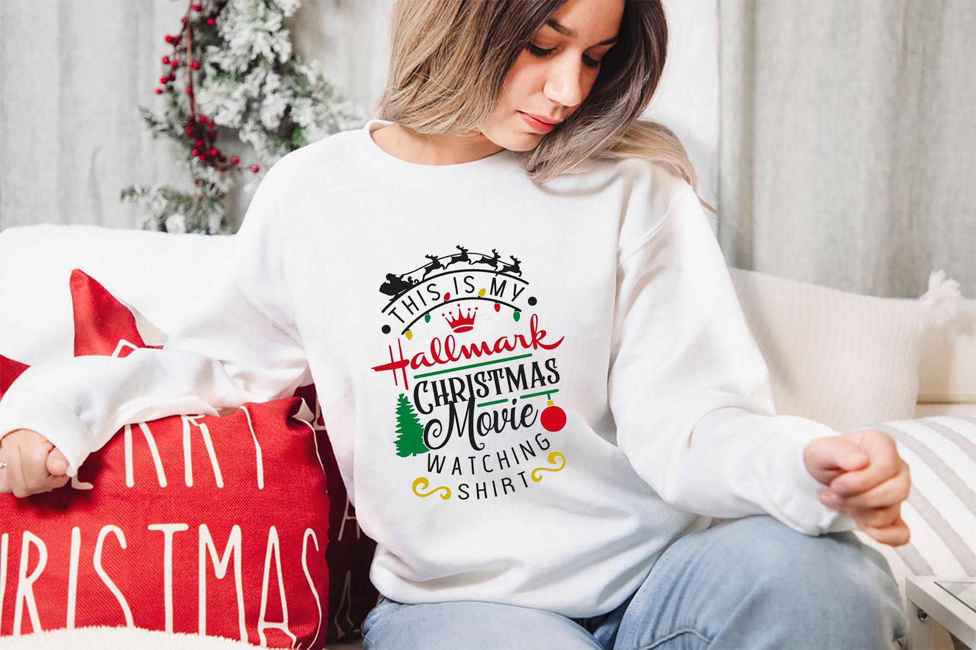 this is my hallmark christmas movie watching sweater
