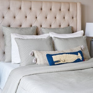 Ticking Stripe Duvet Cover | 5 Colors King, Queen, Twin, Full, Extra Long Twin, Cal King