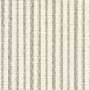 Ticking Stripe Shower Curtain Gray and Cream 72x72