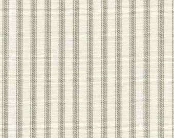 Ticking Stripe Shower Curtain Gray and Cream 72x72 2 Colors