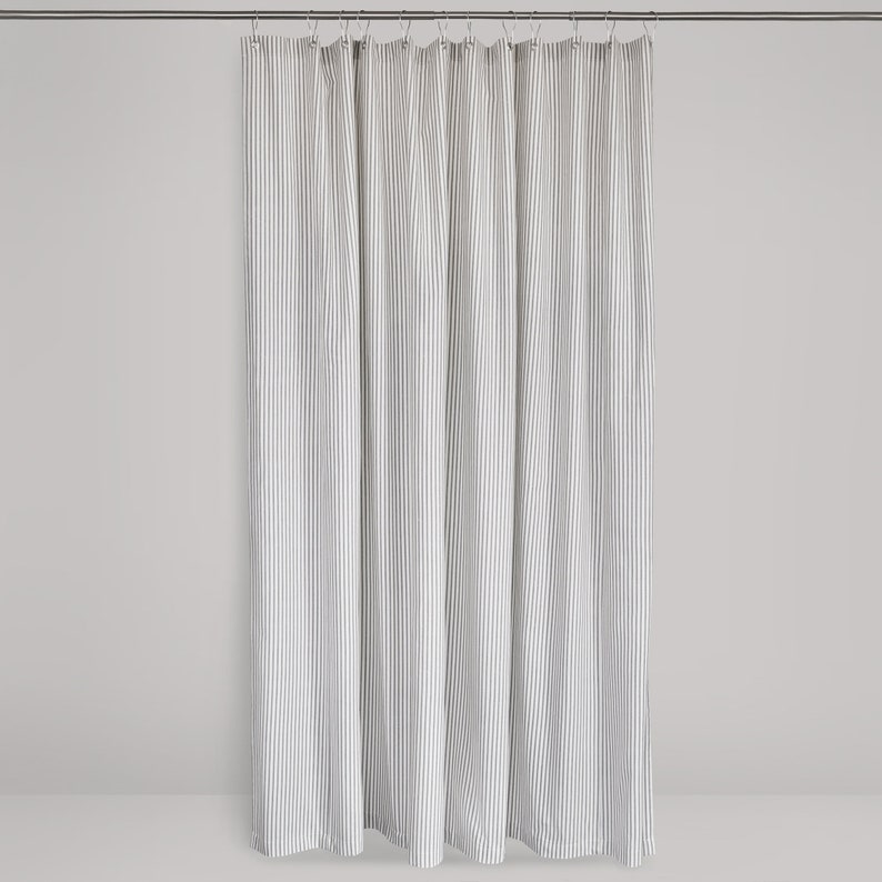 Southern Ticking Co Shower Curtain - Thumbnail 4
