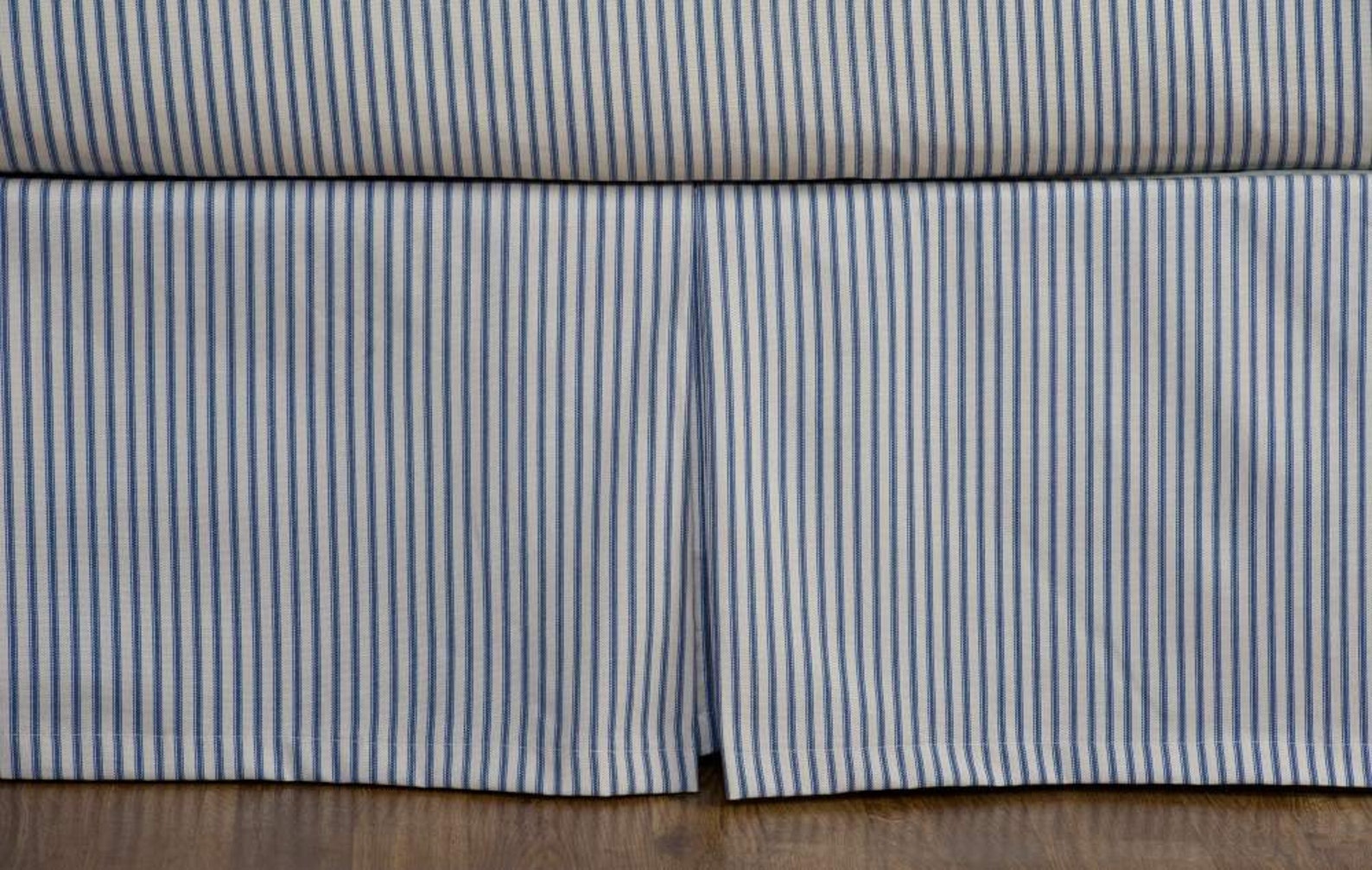 Ticking Stripe Bed Skirt black brown grey navy red Etsy