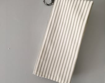 Ticking Striped Guest Towel Tea Towel Pair - 7 colors