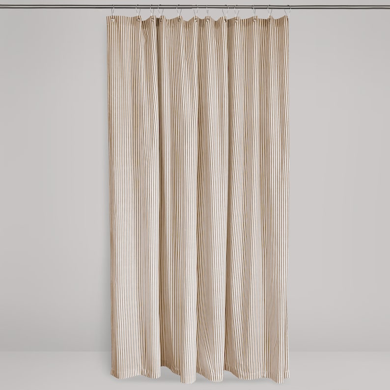 Southern Ticking Co Shower Curtain