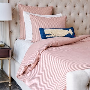 Premium Ticking Stripe Duvet Cover - 9 colors Twin, Full, Queen, King