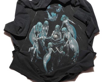 GUTS MERMAID Anime T-shirt: Vintage Manga Graphic Tee