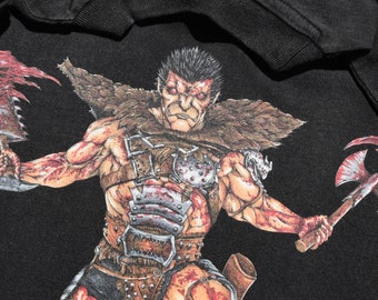 Zodd Anime Washed Men&#39;s T-shirt Manga Character Graphic Shirt Anime Manga Vintage Cool T-shirt