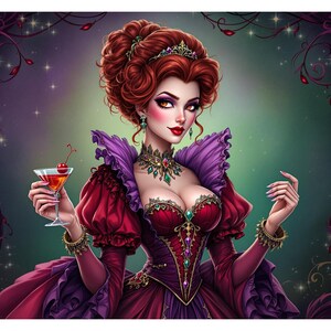Receta especial de cóctel coleccionable de ginebra Hendrick's / Descargable e imprimible / Perfecta para coleccionar / ¡Conoce a Ruby “Red” Ruse!