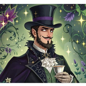 Receta especial de cóctel coleccionable de ginebra Hendrick's / Descargable e imprimible / Perfecta para coleccionar / ¡Conoce a Lord Bergamot Mysterio!
