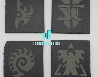StarCraft 2 Slate Coasters - Perfect for Fans and Gamers