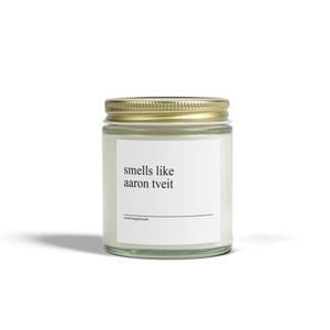 Smells Like Aaron Tveit Candle - Funny Gift for Theater Lovers