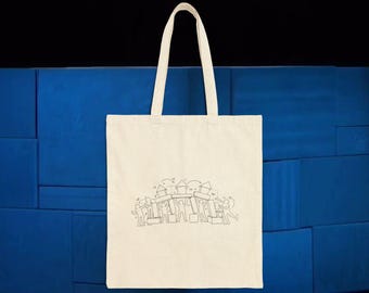 Falsettos Drawn Style Tote Bag (Outline)