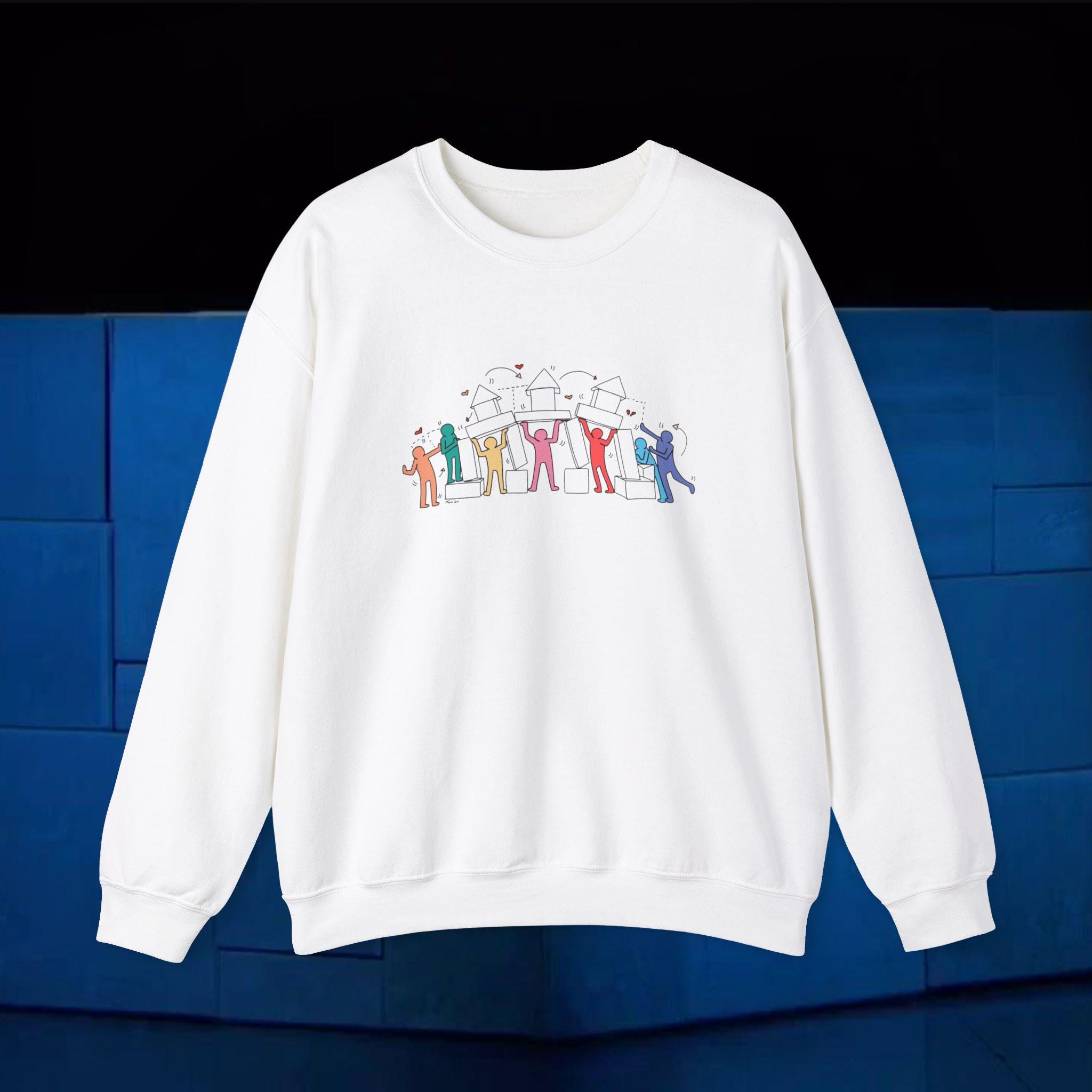Keith haring sweatshirt - Etsy Polska