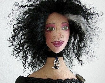 CALISTA-the Witch-Art Doll OOAK-20 inches - Custom Orders for Similar Doll By Request