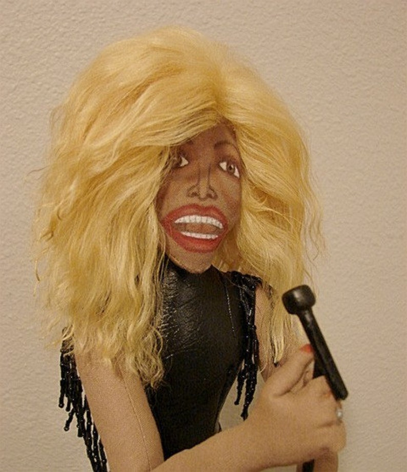 Tina Turner Art Dollooak made to Order by Request Etsy