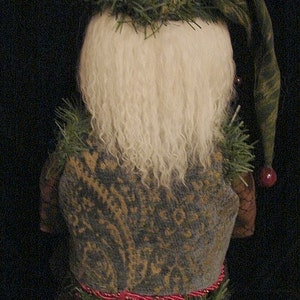 Primitive Folk Art-Woodsman Santa Claus-Art Doll-Ooak Made to Order By Request image 3