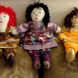 Rag Dolls-Child FriendlyMade by request 20 tall per doll. image 1