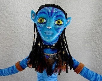 Avatar Inspired Art Doll Neytiri-(Taking  Orders To Create a Similar Doll)