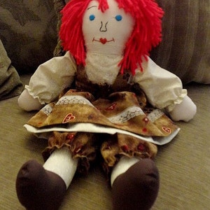 Rag Dolls-Child FriendlyMade by request 20 tall per doll. image 5