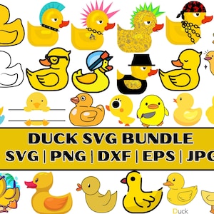 Duck Svg Bundle, Rubber Ducky Svg, Rubber Duck Svg, Duck Clipart, Duck Cut File, Duck Png, Rubber Duck Clipart, Yellow Duck Svg, Svg