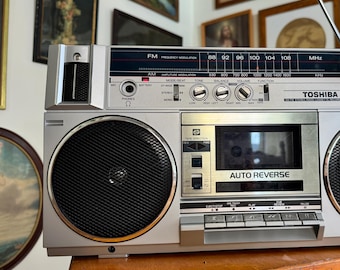 Boombox Panasonic RX-CT800 Portable Stereo | Dual Cassette, 5-band