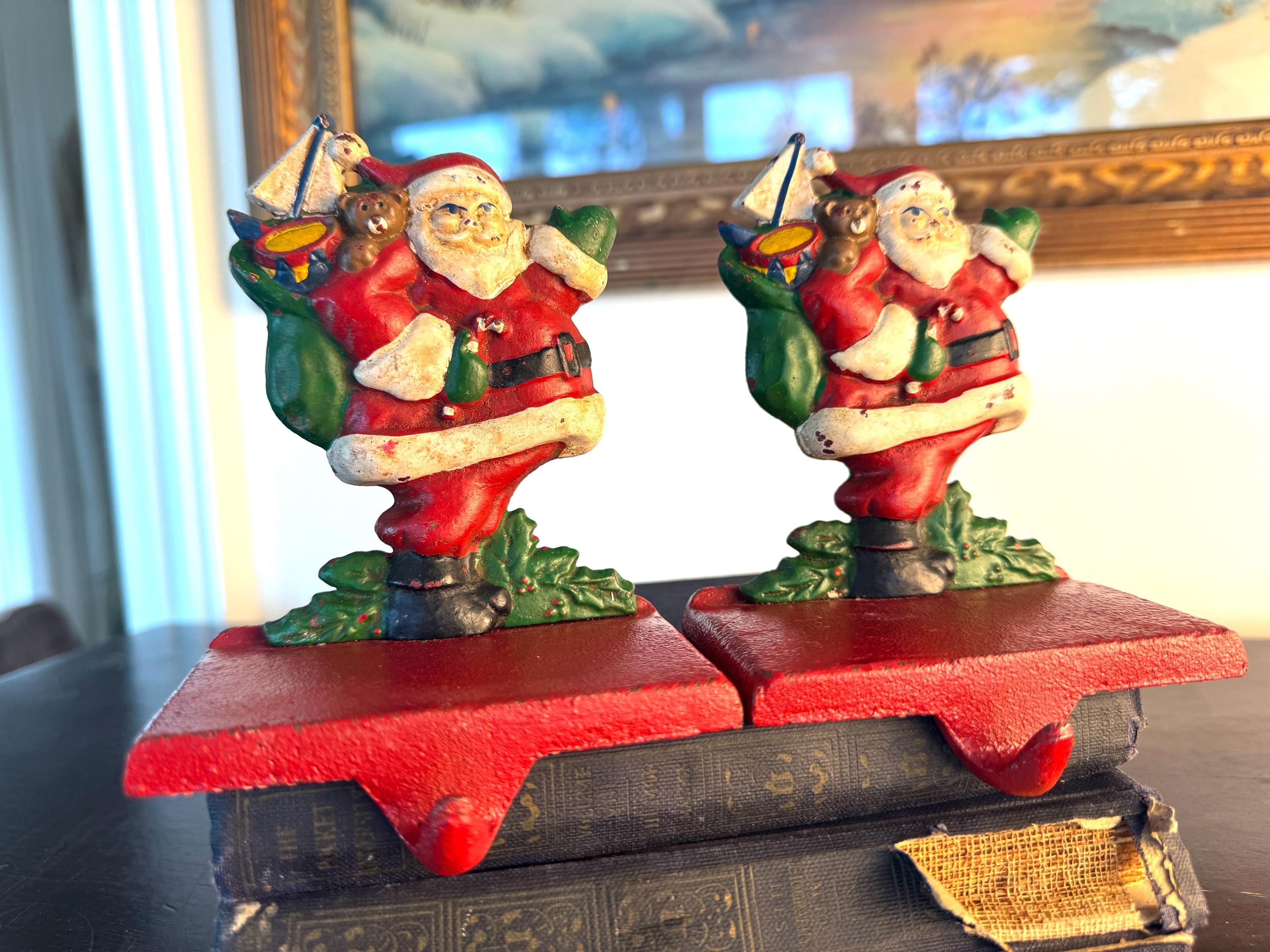 Cast Iron Santa - Etsy