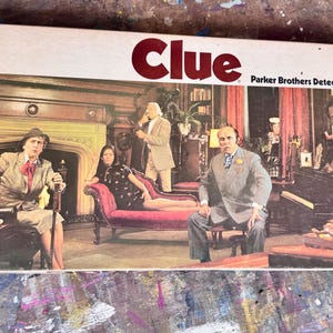 Vintage 1979 – Clue Board Game – Parker Brothers – Classic Mystery Game – Retro Family Game Night – Detective Theme