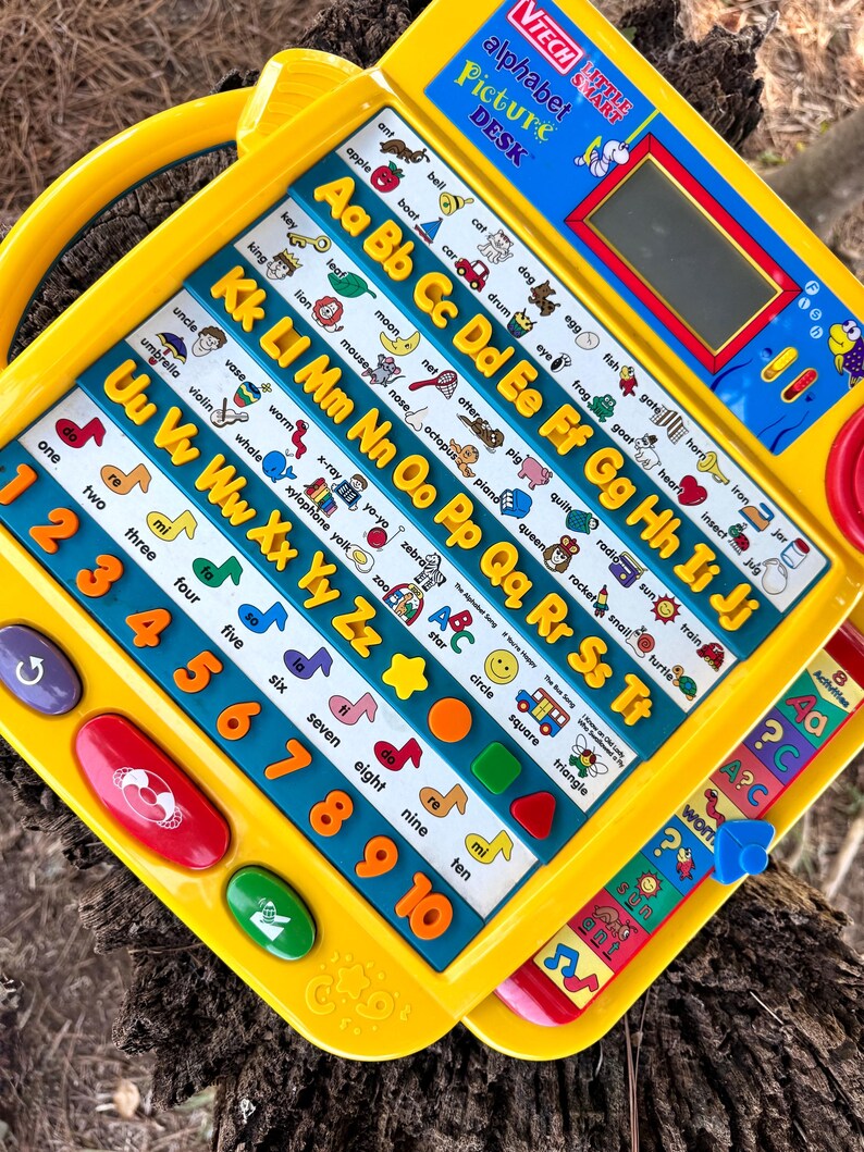 Vtech Little Smart Alphabet Picture Desk Vintage 1990s Electronic vtech-little-smart-alphabet-picture-desk-vintage-1990s-electronic