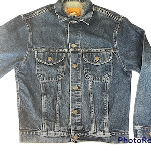 Vintage Gap Pioneer Blue Jean Jacket Men&#39;s Small