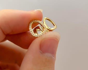 Set di griglie con diamanti e tappo semplice, placcate in oro e argento, gioielli geometrici per denti singoli, accessori per denti Hip Hop, kit di stampi gratuito