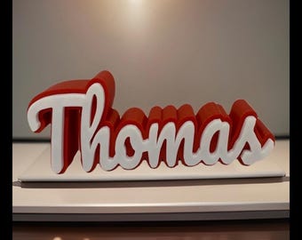 Personalisiertes 3D gedrucktes Namensschild | Benutzerdefinierte Name Dekor | Handgemachte Wohndekoration