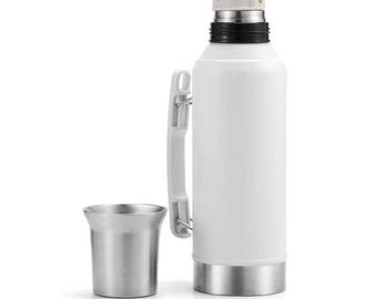 Yerba Mate Thermoskanne - weiße Farbe