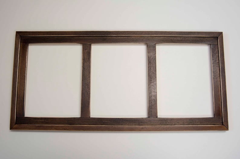 MULTI 3 Opening 8x10 Distressed Rustic Collage Picture Frame Etsy
