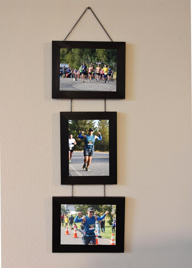 Collage Picture Frame 5x7 Frames Wall Hanging With Decorative Chain Image 0