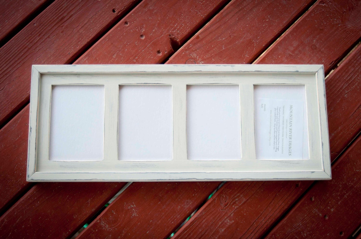 Collage Picture Frame MULTI 4 Opening 5x7 Distressed Pine Etsy