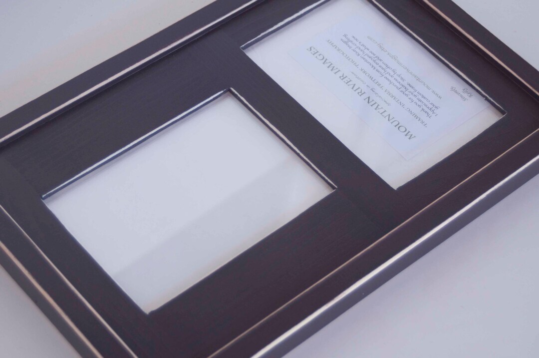 MULTI 2 Opening 5x7 Distressed Pine Collage Picture Frame 1 Opening ...