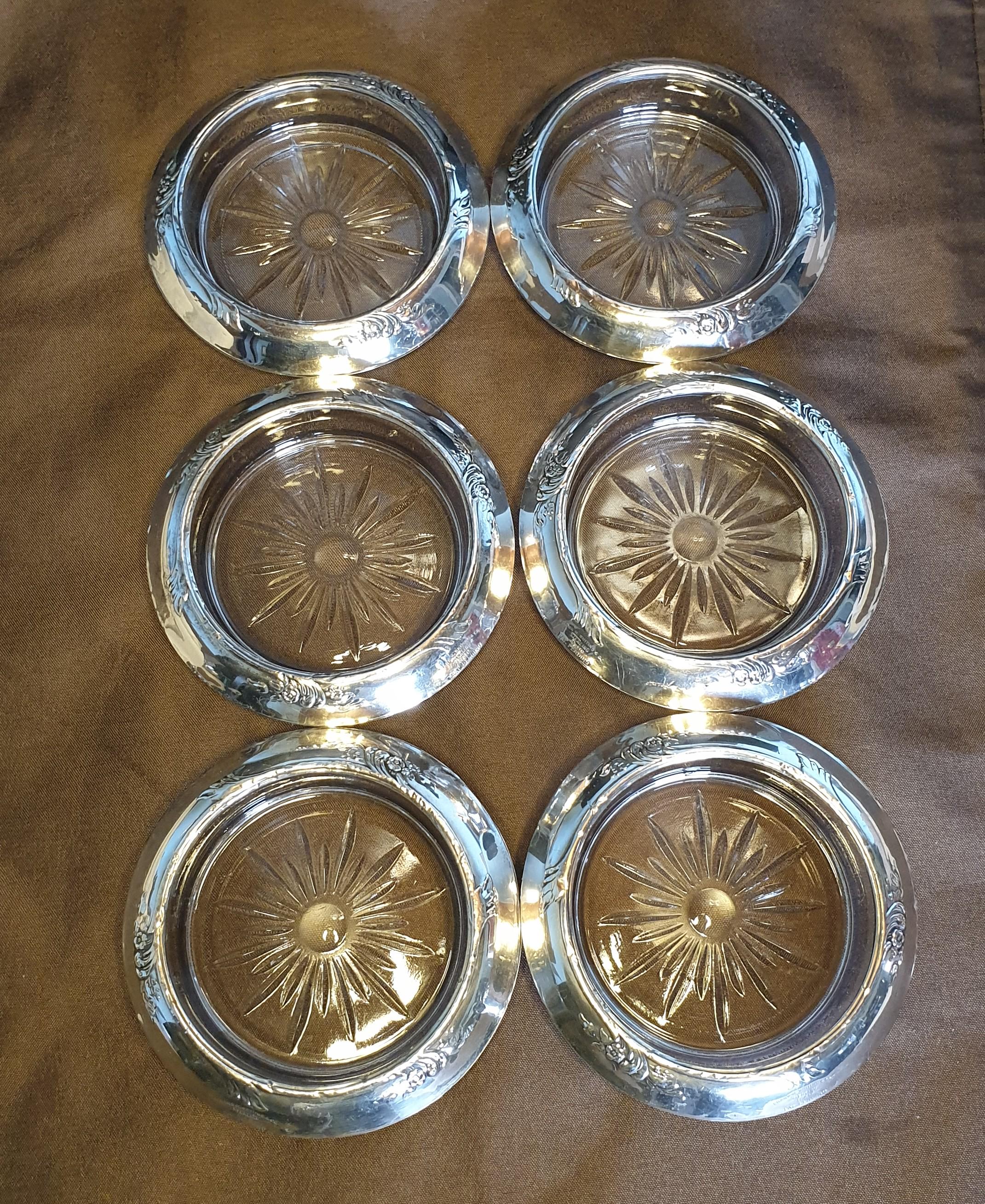 Frank Whiting Sterling Silver Coaster - Etsy