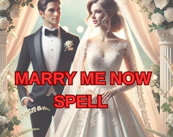 Enchanting &#39;MARRY ME NOW&#39; Spell | Marriage Spell | Strong Bind | Love & Obsession Spell | Proposal Marriage Spell Love Spell Kit