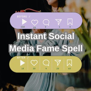 Social Media Fame Spell: Boost Popularity, White Magic