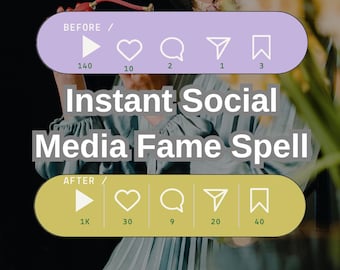 Social Media Fame Spell: Boost Popularity, White Magic