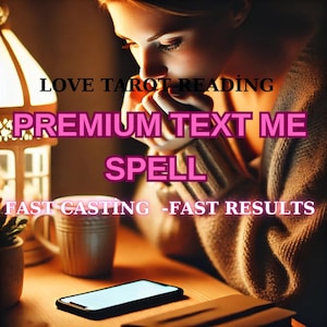 PREMIUM TEXT ME Spell | Contact Me Spell | Text Me Unblock Me Spell | Contact me | Ignite Communication and Connection | Communication Spell