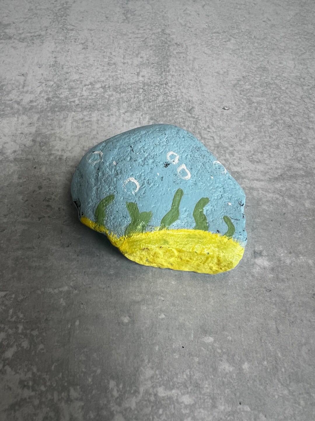 Cute Hand-painted Rock, Under the Sea Design - Etsy