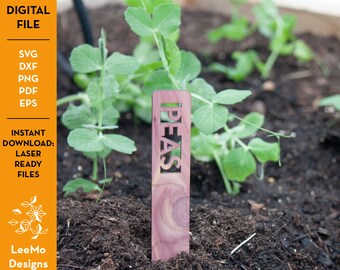 Gartenarbeit SVG Pflanzenstecker Sofort Download für Kräuteretiketten
