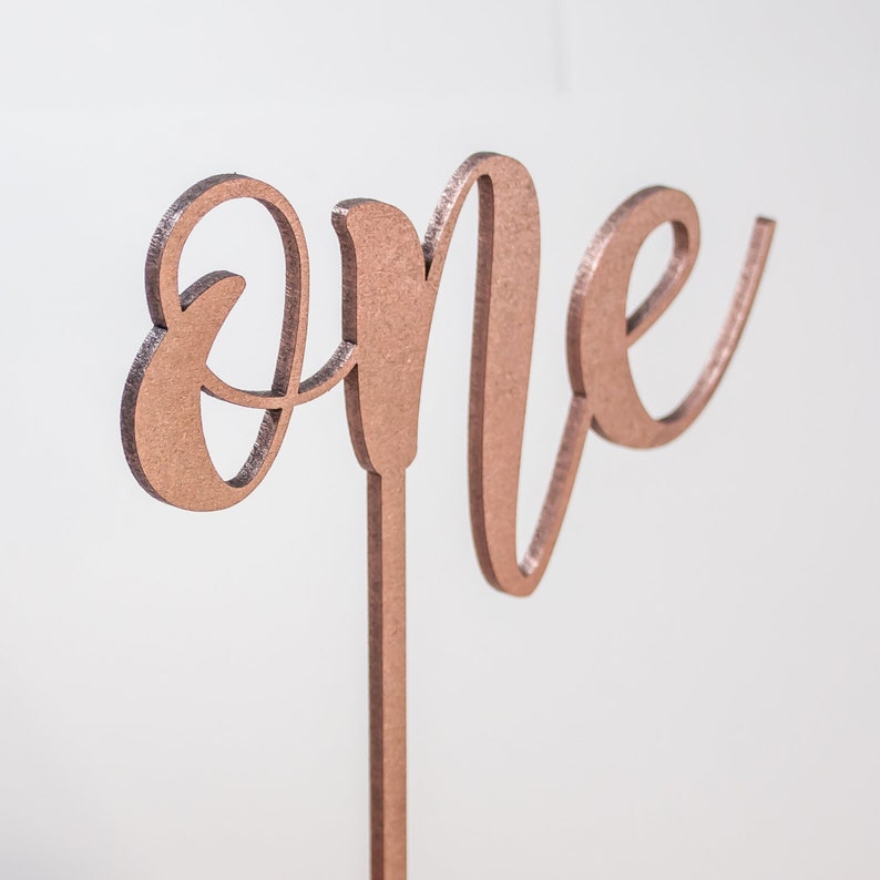 One Cake Topper Cut File PNG, Cricut, Silhouette, Instant download image 5