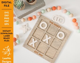 Tic Tac Toe Board | Tic Tac Toe Game | Instant download