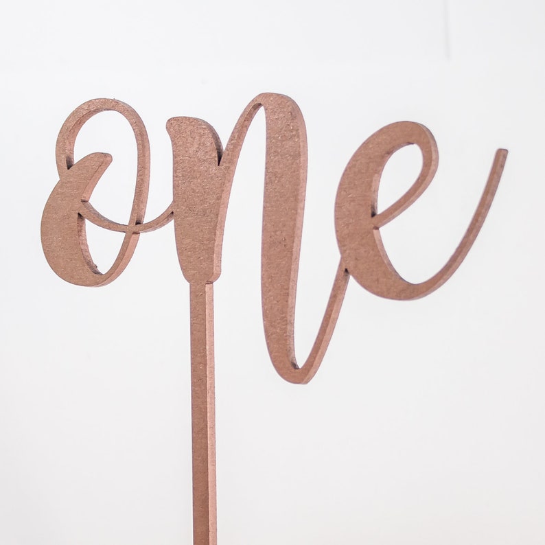One Cake Topper Cut File PNG, Cricut, Silhouette, Instant download image 2